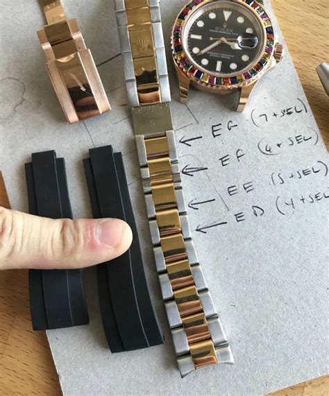 fitting rolex bracelet|Rolex oysterflex bracelet sizing.